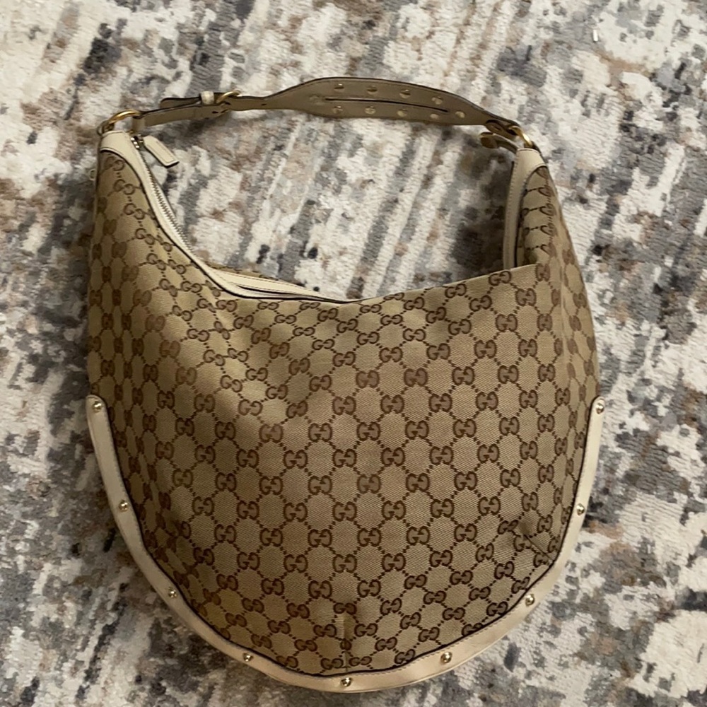 Gucci Biba Monogram Hobo